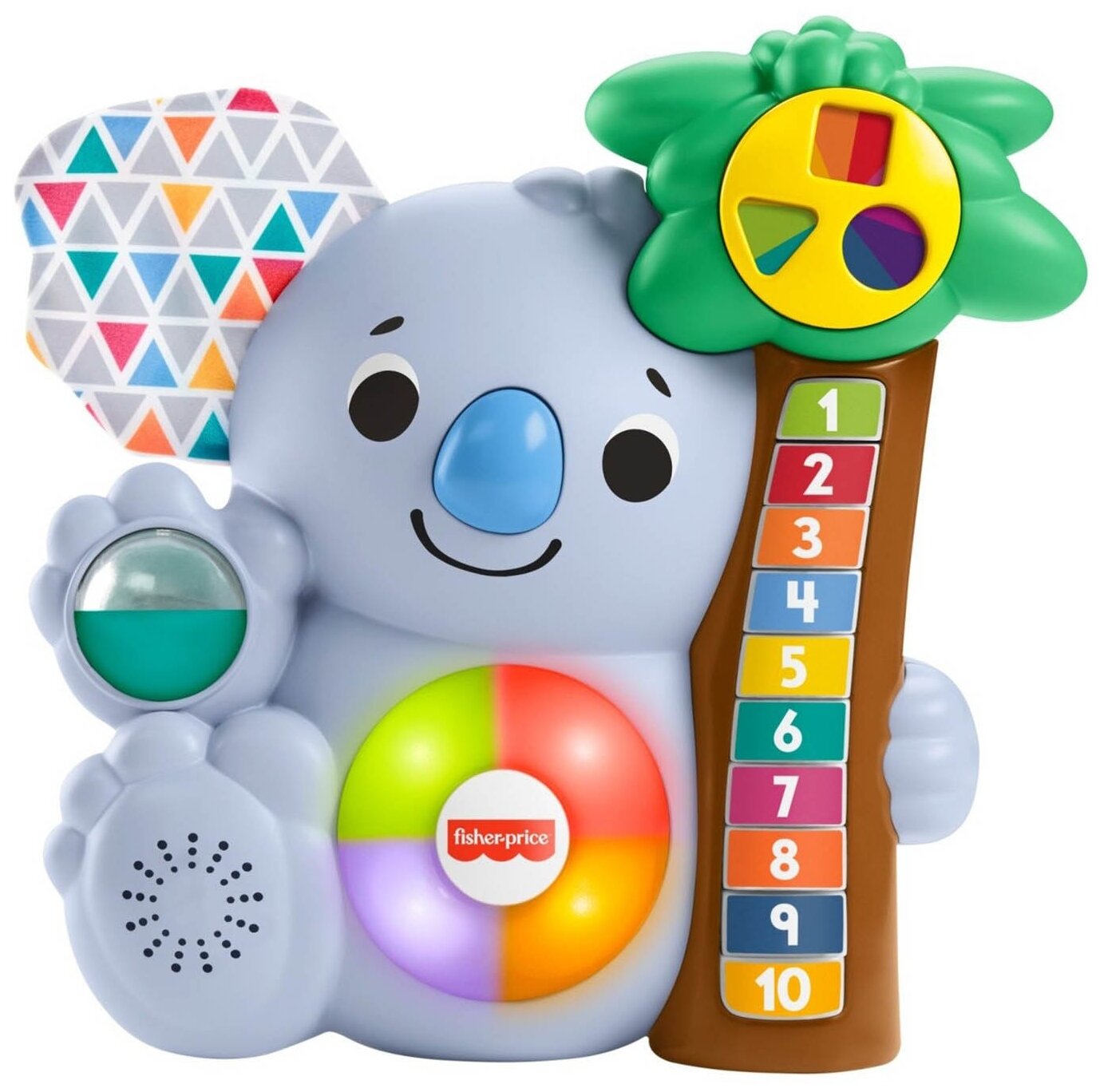 Интерактивная развивающая игрушка Fisher-Price Считающая Коала GRG60, голубой