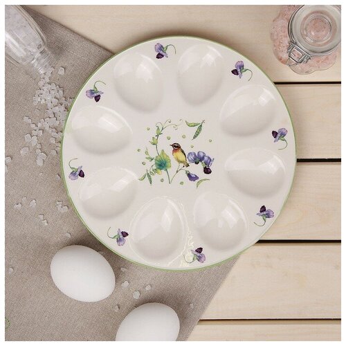 Подставка для яиц Доляна Зелёный сад d 195 см 808₽