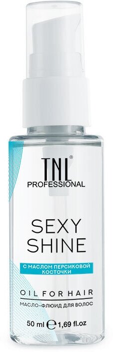 Масло-флюид для волос TNL Sexy Shine с маслом перcиковой косточки, 50 мл