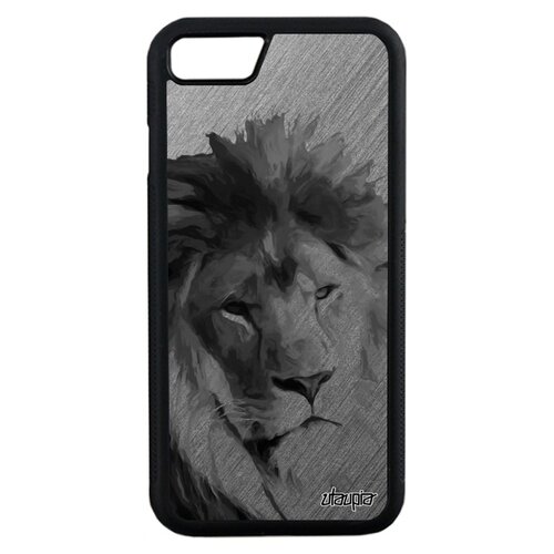фото Чехол на телефон apple iphone 8, "лев" хищник зверь utaupia
