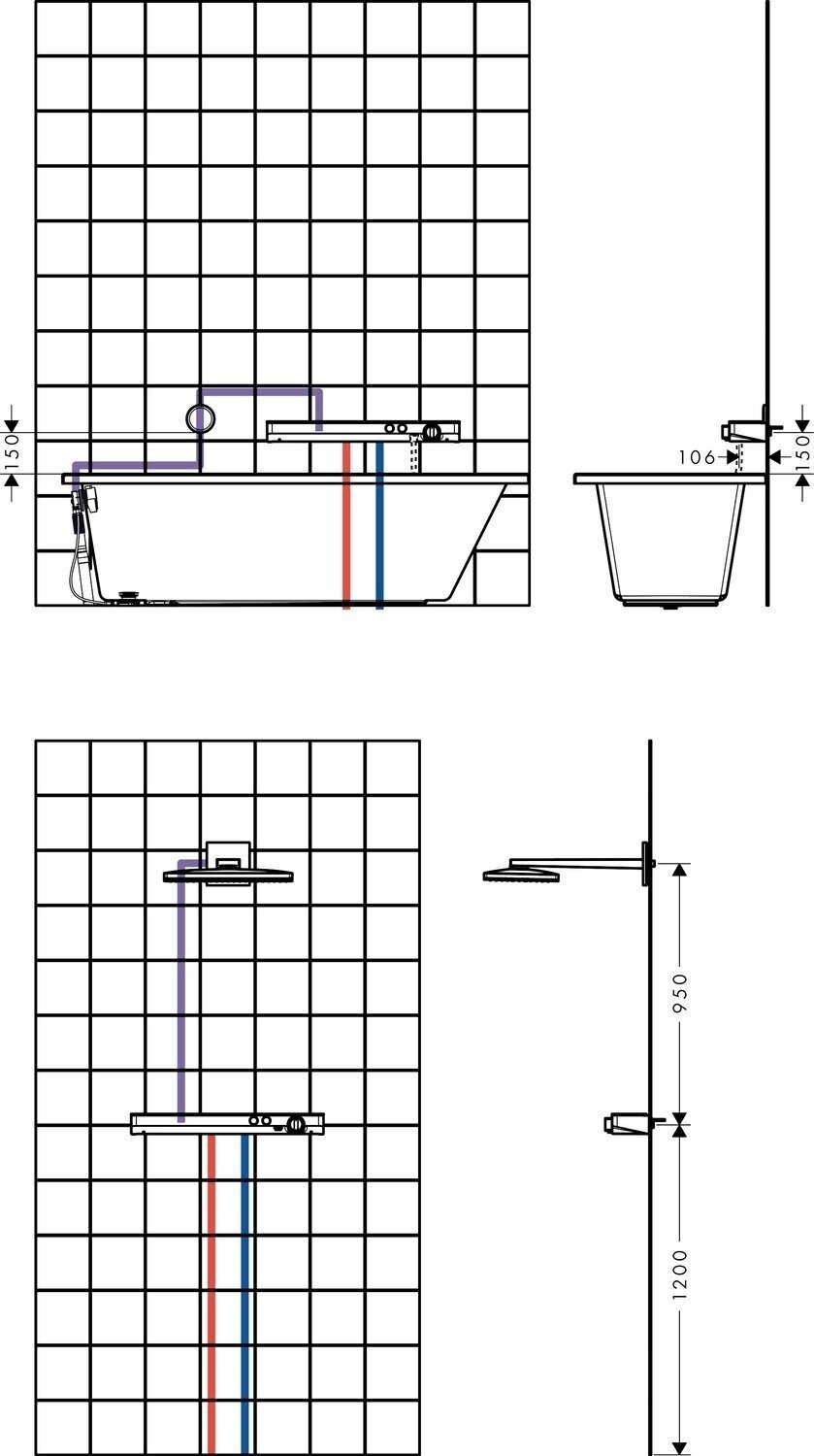 Смеситель Hansgrohe - фото №5