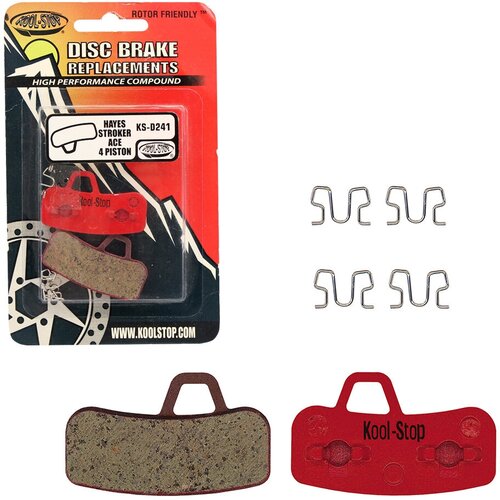 фото Колодки дискового тормоза ks-d241 hayes stroker ace 4 piston kool-stop ks-d241