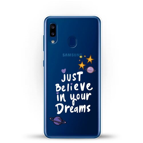 фото Силиконовый чехол just believe на samsung galaxy a30 andy & paul