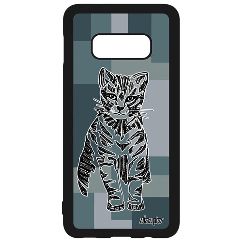 фото Чехол для телефона samsung galaxy s10e, "кот" дикий бенгальский utaupia