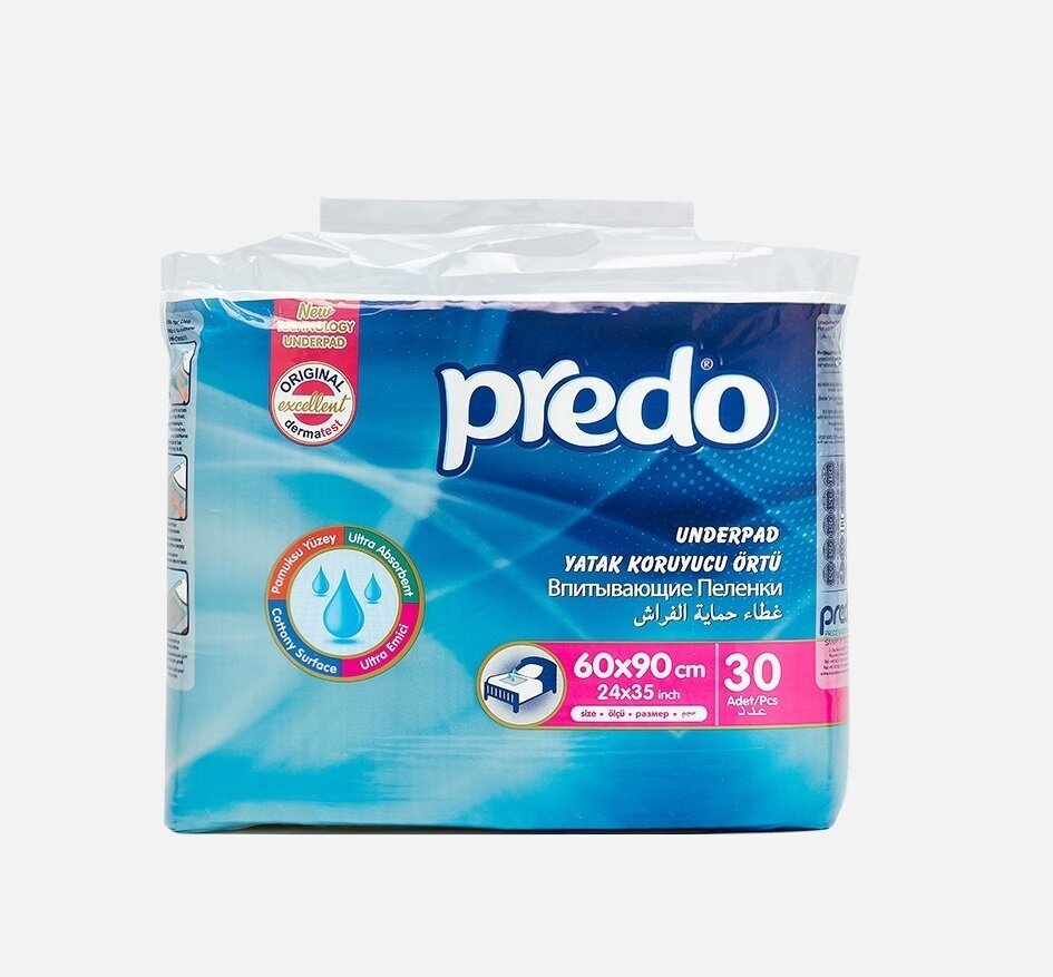 Впитывающие пеленки Predo 60*90см 30шт - фото №2