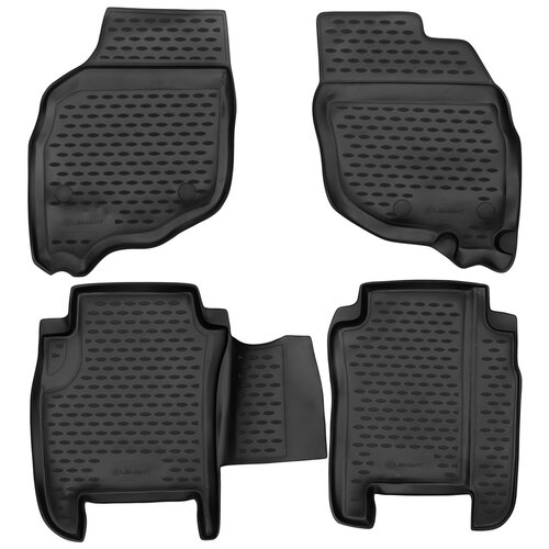 фото Коврики в салон honda fit gd1 jdm, 06/2001–09/2007, п.р., 4 шт. (полиуретан) element