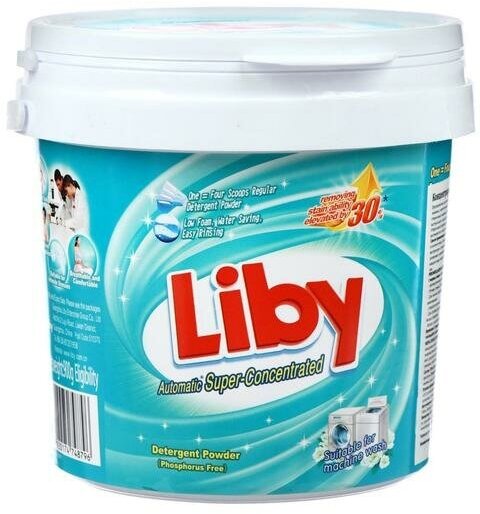 Liby Концентрированный стиральный порошок Liby, 900 г