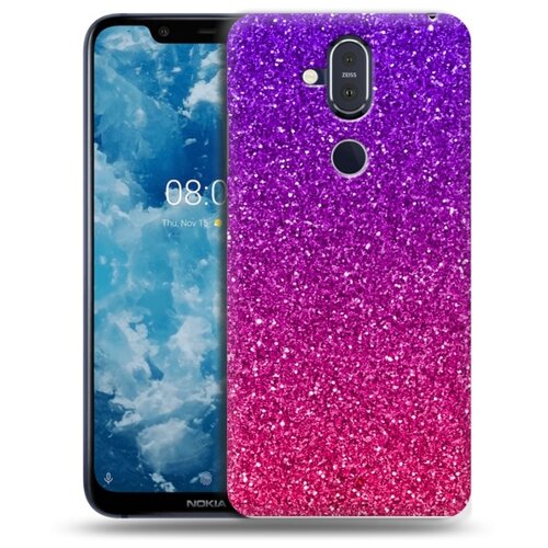 фото Дизайнерский силиконовый чехол для nokia 8.1 тренд микс 100gadgets