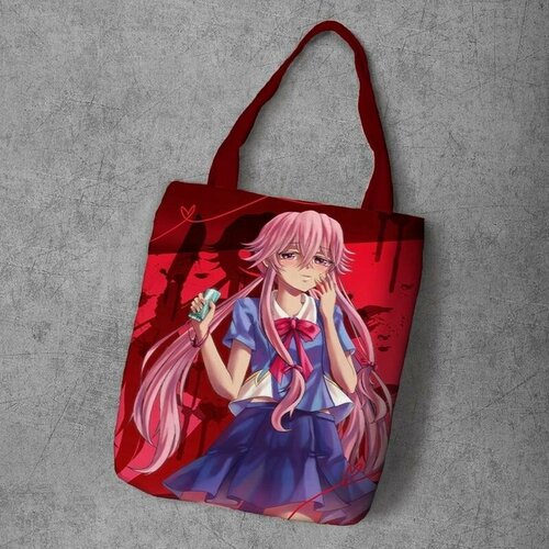 фото Сумка шоппер anime dakimakura, фактура рельефная, мультиколор