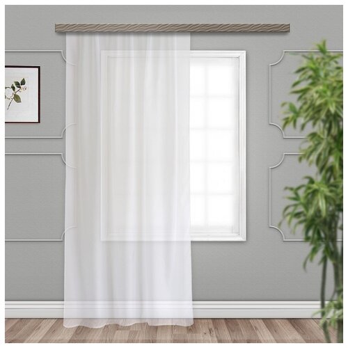 фото Штора-вуаль witerra 500*285 см, белая, полиэстер 100%