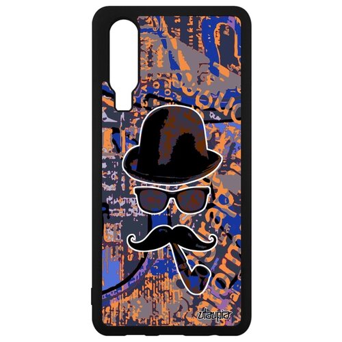 фото Чехол на huawei p30, "мистер усы" имидж чаплин utaupia