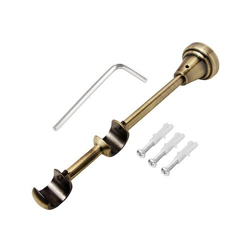 Кронштейн D16/16 двухрядный открытый, цвет Антик