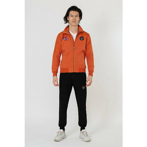 фото Костюм , размер 48, черный, оранжевый магазин одежды sport mix