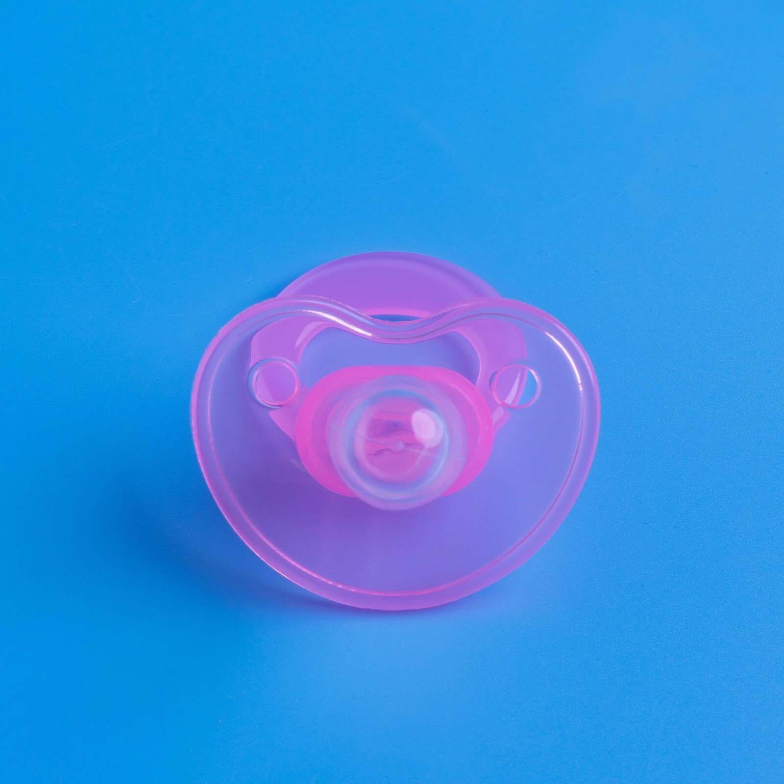 Соска - пустышка классическая, силикон, для детей и малышей от 0 лет, с колпачком, цвет розовый