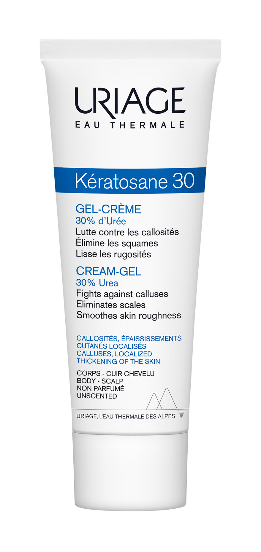 URIAGE Keratozane 30 Гель-крем для мозолистых образований и локализованных утолщений кожи, 75 мл