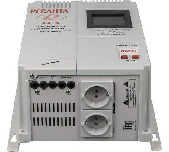 Стабилизатор напряжения Ресанта АСН-3000Н/1-Ц Lux Ресанта