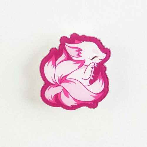 Заколка для волос Чиби лис аниме 34 х 37 х 1 см 461₽