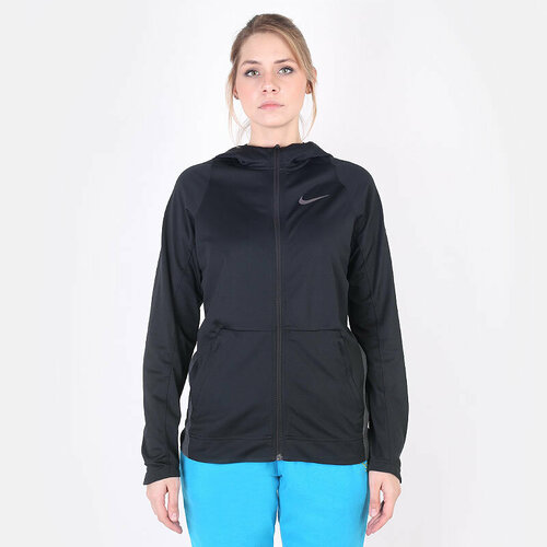 фото Толстовка nike nk hoodie fz hprelt, размер l, серый