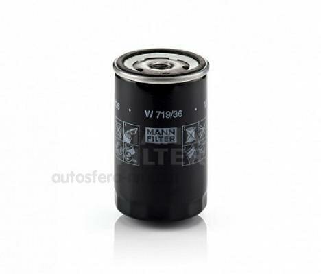 MANN FILTER W71936 Фильтр масляный Jaguar S-Type >99, X-Type 01-09, XF >08