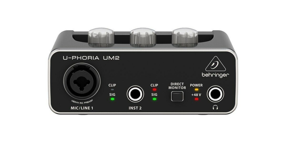Внешняя звуковая карта (аудиоинтерфейс) Behringer UM2 — фото 3