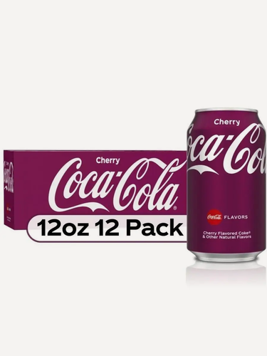 Изображение товара Газированный напиток Coca-Cola Cherry (кока-кола черри) США, 0.355 л. 12шт