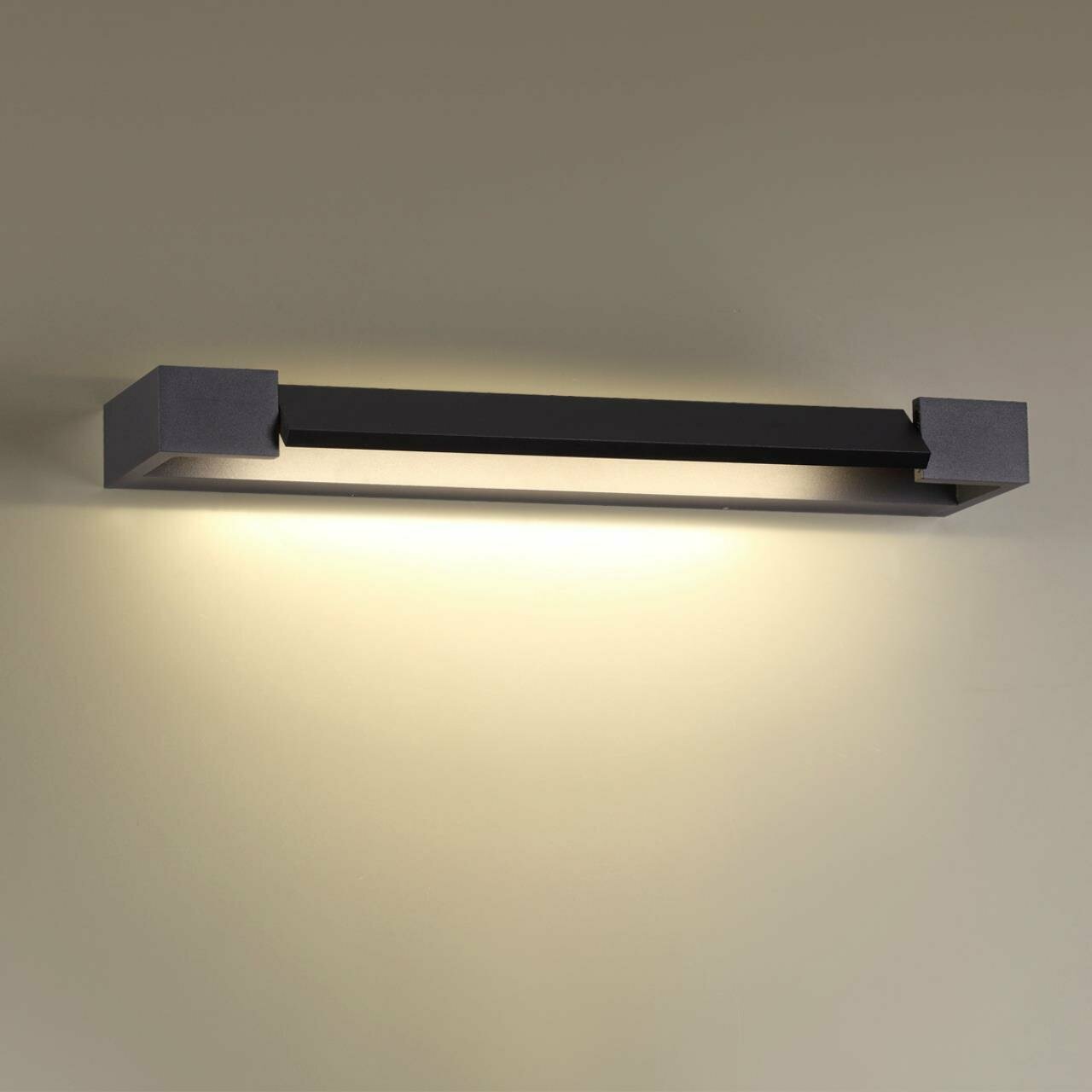 Настенный светильник светодиодный Odeon Light Arno 3888/12WB, 12 Вт, черный - фотография № 9