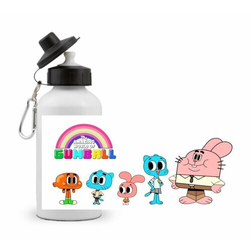 фото Спортивная бутылка удивительный мир гамбола, the amazing world of gumball №13 goodbrelok