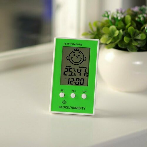 Термометр Luazon LTR-12 электронный указатель влажности часы микс 77400₽