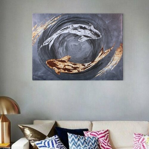 SEE YOU HOME Картина Рыбки 30 х 40 см 1200₽