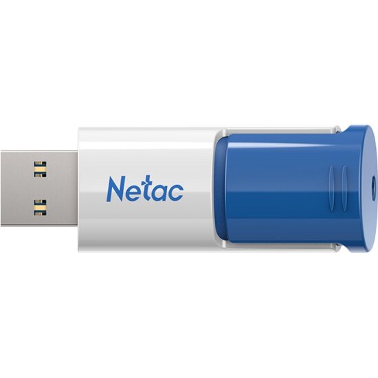 Флэш-память USB_ 16 GB Netac U182 , USB3.0, синиий/белый