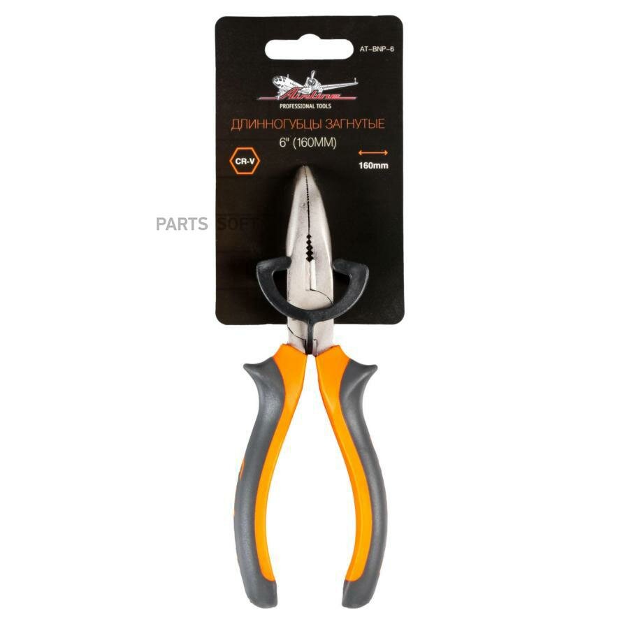 AIRLINE ATBNP6 Длинногубцы загнутые 6" (160мм)