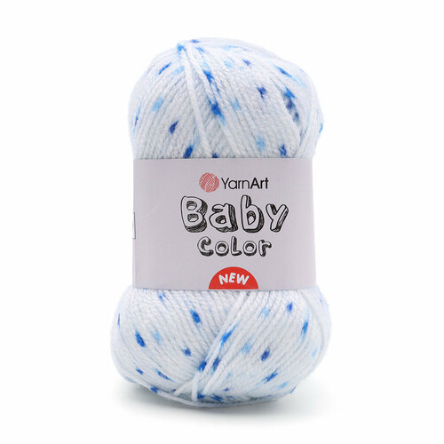 фото Пряжа yarnart 'baby color', 50г, 150м (100% акрил) (210 принт), 5 мотков