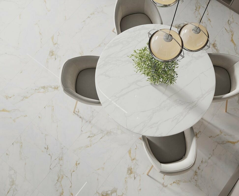 фото Керамогранит Laparet Statuario Martin 60х60 Полированный 1,44 м2; ( 4 шт/упак)