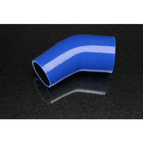 Патрубок силиконовый 51-64 мм, 45 градусов, синий ASHU04-45-51>64 - AUTOBAHN88