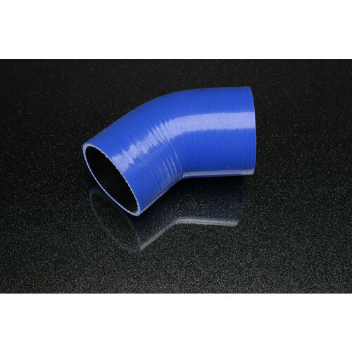 Патрубок силиконовый 70-76 мм, 45 градусов, синий ASHU04-45-70>76 - AUTOBAHN88