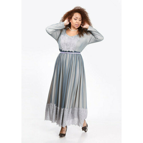 Платье Gala Grosso, размер 58, серый