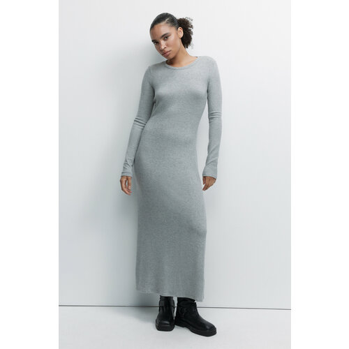 Платье Befree, макси, размер L/XL, серый