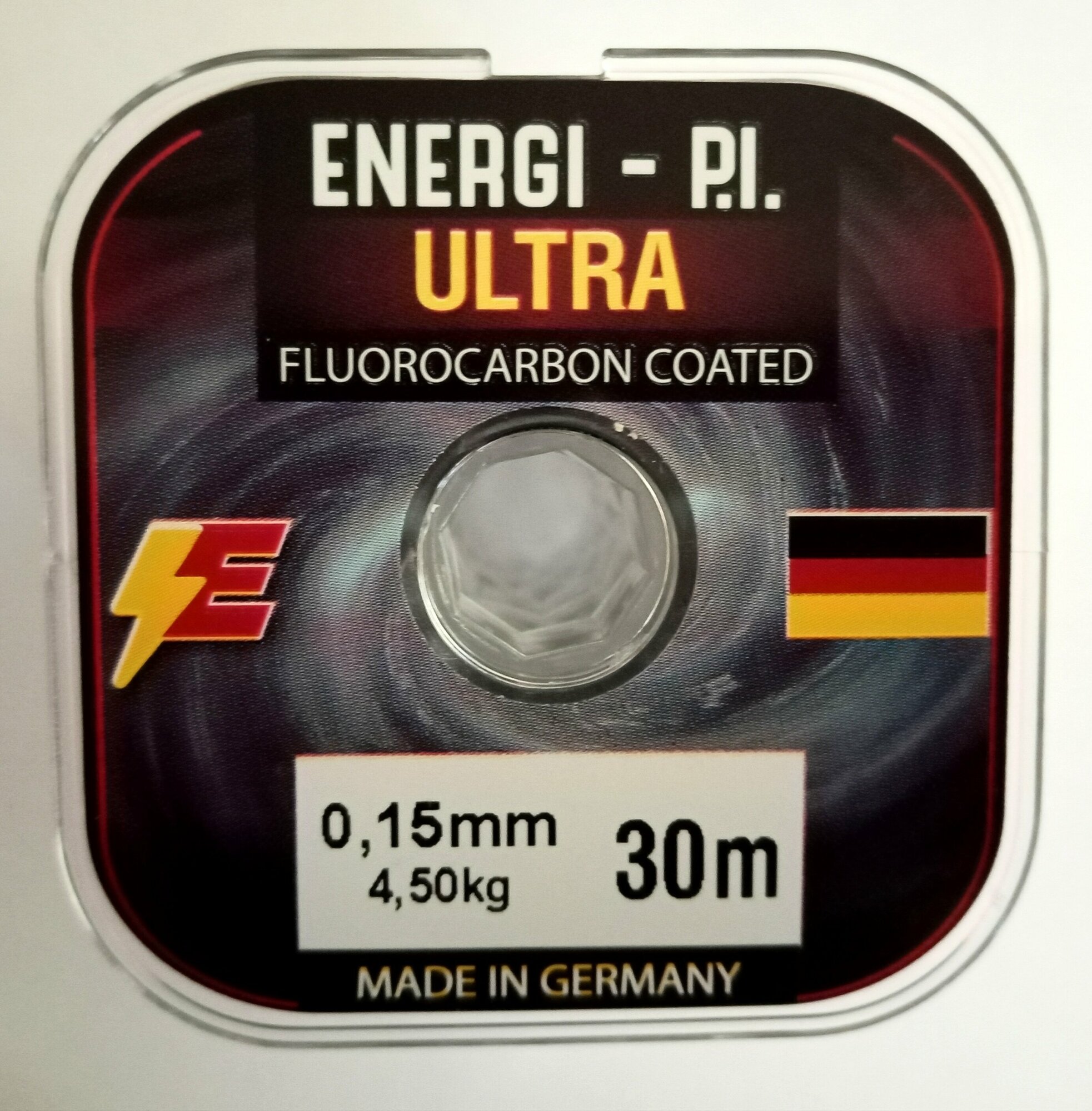 Леска рыболовная, монофильная ULTRA Fluorocarbon coated, 30 м; 0.15 мм ENERGI-P. I.