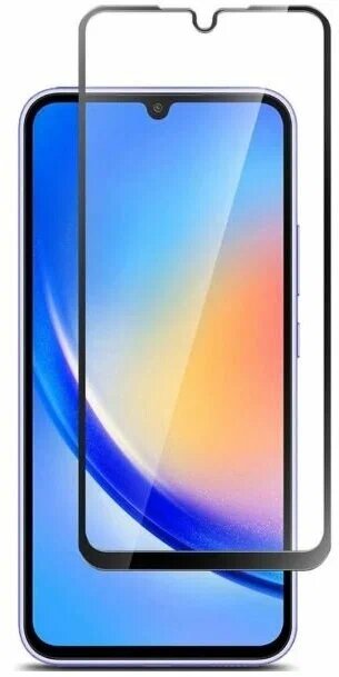 Защитное стекло для Samsung Galaxy A34 5G / Стекло на Самсунг А34 закаленное / полноэкранное