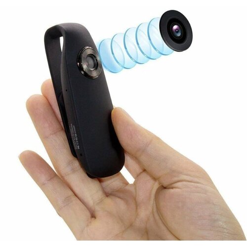 Нагрудный мини видеорегистратор SPECCAM DW007 с магнитной клипсой запись по дачику движения угол обзора 130 градусов запись во время зарядки 2999₽