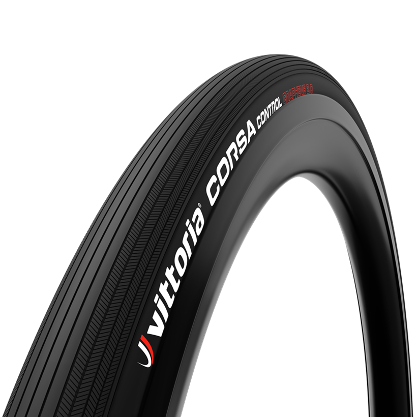 Покрышка Vittoria Corsa Control 700 x 25C Foldable G2.0, цвет Чёрный