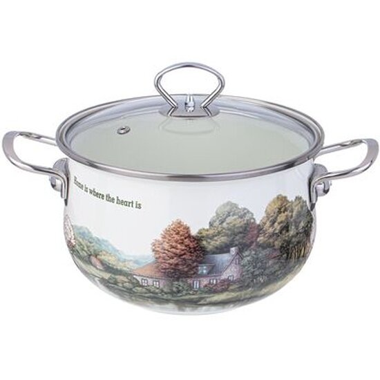 Кастрюля Agness с крышкой 