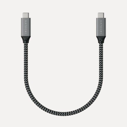 Изображение товара Кабель Satechi 100W USB-C to USB-C 25cm Space Gray