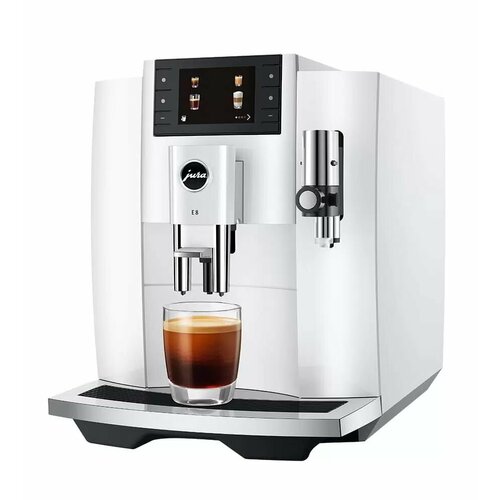 Кофемашина Jura E8 Piano White 15585 165000₽