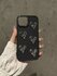 Чехол О'кейси, для iPhone 11, силикон, чёрный, с зеркальными серд...