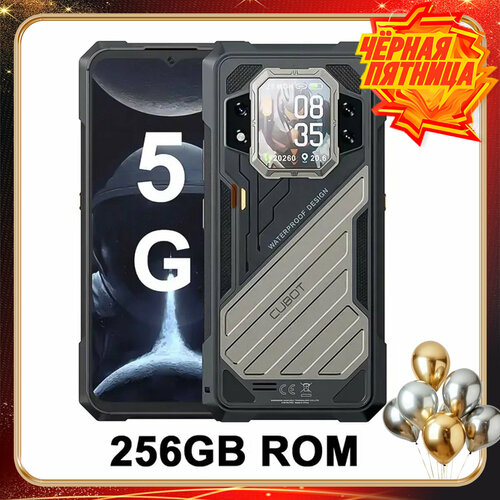 CUBOT KINGKONG X 5G 16256 Гб MTK Demensity 7050 32 ГБ ОЗУ экран 120 Гц 10 200 мАч NFC Wi-Fi 6 черный 2499000₽