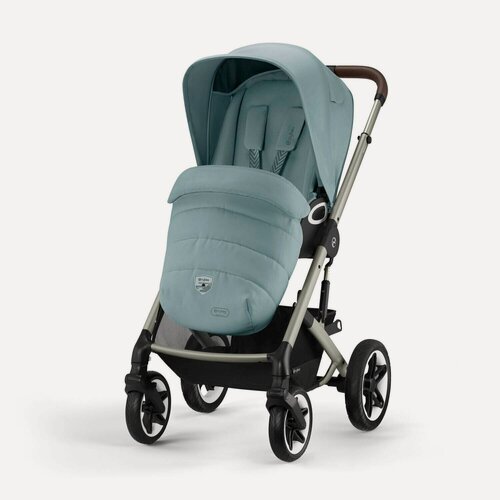 Изображение товара Прогулочная коляска Cybex Talos S Lux, цвет Stormy Blue TPE (Бирюзовый), артикул производителя 524002441