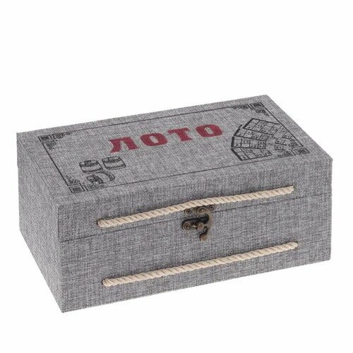 Подарочный набор ЛОТО настольная игра РУССКОЕ ЛОТО в шкатулке 2472₽