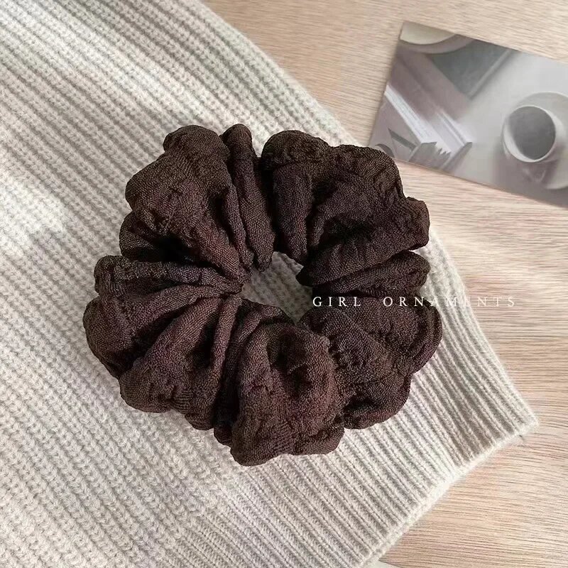 Коричневая резинка для волос Coffee