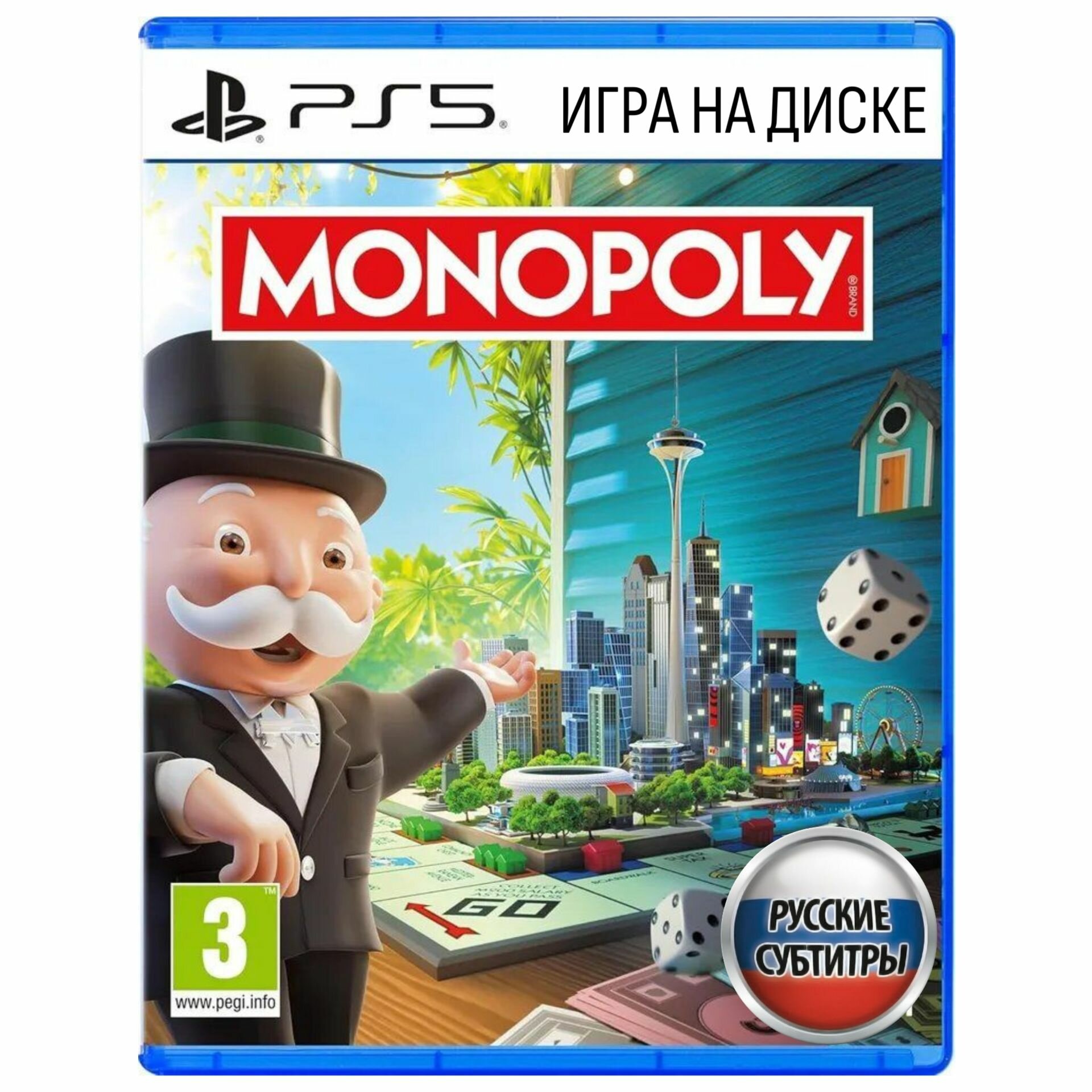 Игра Monopoly PS5 (PlayStation 5, Русские субтитры)